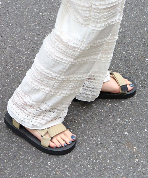 AAA+（サンエープラス）の「AAA / スポーツサンダル(2396)　ワンマイルサンダル（サンダル・レディース・ホワイト/ブラック/ベージュ/ネイビー/グレー/カーキ・38/42/36/34/44/40）」の20枚目の写真