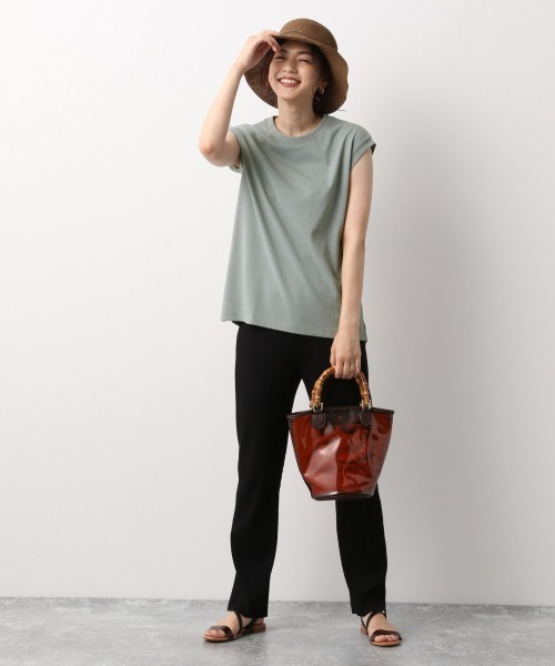 セール】セルフ裾カットリブパンツ/893281（その他パンツ）｜GLOBAL