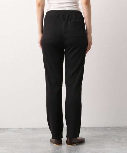 GLOBAL WORK（グローバルワーク）の「セルフ裾カットリブパンツ/893281（その他パンツ・レディース・ブラック/オフホワイト/ブラウン系その他/ブラウン系その他2・FREE）」の13枚目の写真