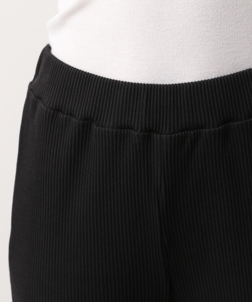 GLOBAL WORK（グローバルワーク）の「セルフ裾カットリブパンツ/893281（その他パンツ・レディース・ブラック/オフホワイト/ブラウン系その他/ブラウン系その他2・FREE）」の15枚目の写真