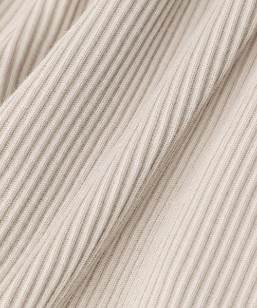 GLOBAL WORK（グローバルワーク）の「セルフ裾カットリブパンツ/893281（その他パンツ・レディース・ブラック/オフホワイト/ブラウン系その他/ブラウン系その他2・FREE）」の17枚目の写真