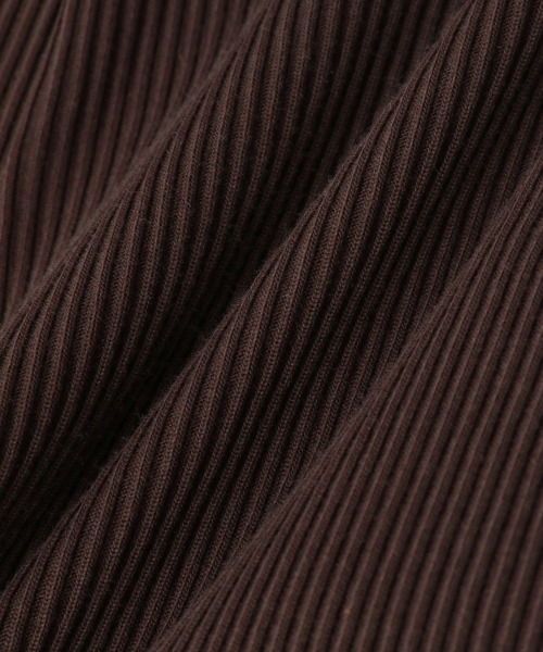 GLOBAL WORK（グローバルワーク）の「セルフ裾カットリブパンツ/893281（その他パンツ・レディース・ブラック/オフホワイト/ブラウン系その他/ブラウン系その他2・FREE）」の19枚目の写真