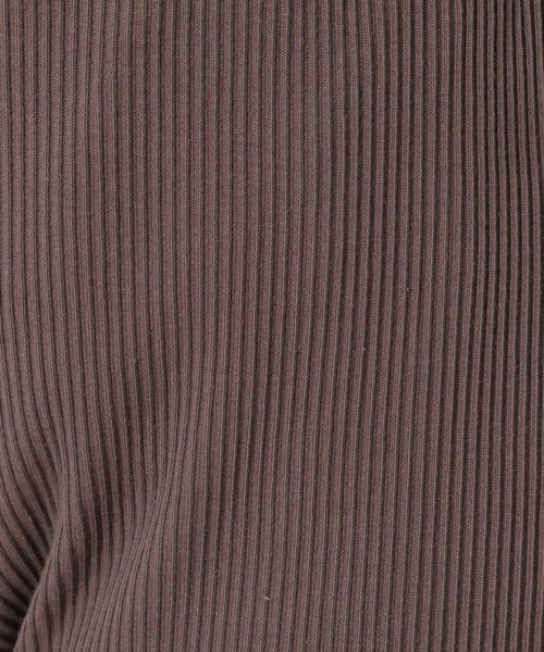 GLOBAL WORK（グローバルワーク）の「セルフ裾カットリブパンツ/893281（その他パンツ・レディース・ブラック/オフホワイト/ブラウン系その他/ブラウン系その他2・FREE）」の21枚目の写真