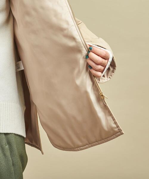 BEAUTY&YOUTH UNITED ARROWS(ビューティーアンドユースユナイテッドアローズ)の「BY∴ ボア×キルティングジャケット -3WAY-(その他アウター・レディース・ベージュ/ブラック・SMALL/MEDIUM)」の7枚目の写真