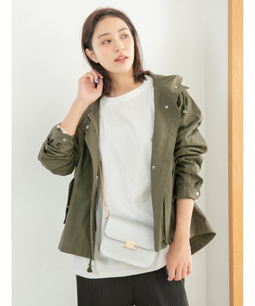 fifth（フィフス）の「ジップアップマウンテンパーカー（ライダースジャケット・レディース・ブラック/カーキ/キャメル・MEDIUM）」の3枚目の写真