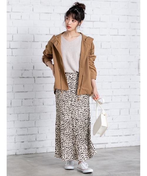 fifth（フィフス）の「ジップアップマウンテンパーカー（ライダースジャケット・レディース・ブラック/カーキ/キャメル・MEDIUM）」の5枚目の写真