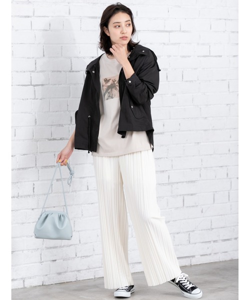 fifth（フィフス）の「ジップアップマウンテンパーカー（ライダースジャケット・レディース・ブラック/カーキ/キャメル・MEDIUM）」の16枚目の写真