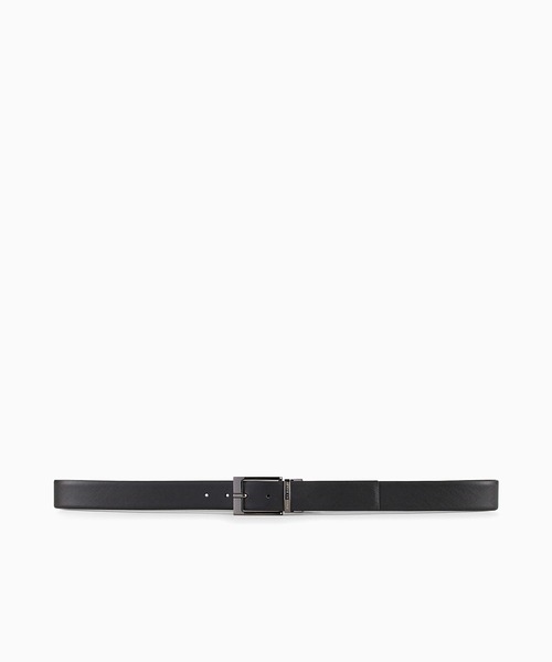 ARMANI EXCHANGE(アルマーニエクスチェンジ)の「【A|X アルマーニ エクスチェンジ】スクエアバックルベルト(ベルト・メンズ・ブラック/ネイビー・FREE)」の3枚目の写真