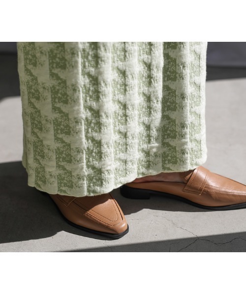 select MOCA(セレクトモカ)の「2021 SS クランブルニットスカート(スカート・レディース・ミント/ラベンダー/グレイッシュベージュ・FREE)」の8枚目の写真