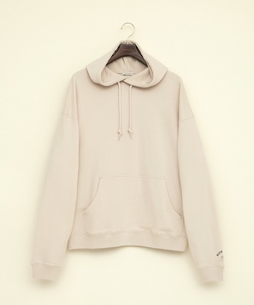 EMMA CLOTHES(エマクローズ)の「ビッグシルエット 裏毛 バックロゴデザインプルオーバーパーカー/ILLUSTRIOUS da Noble(EMMA CLOTHES)(パーカー・メンズ・ブラック/オフホワイト/ブルーグレー/ベージュ系その他・FREE)」の6枚目の写真