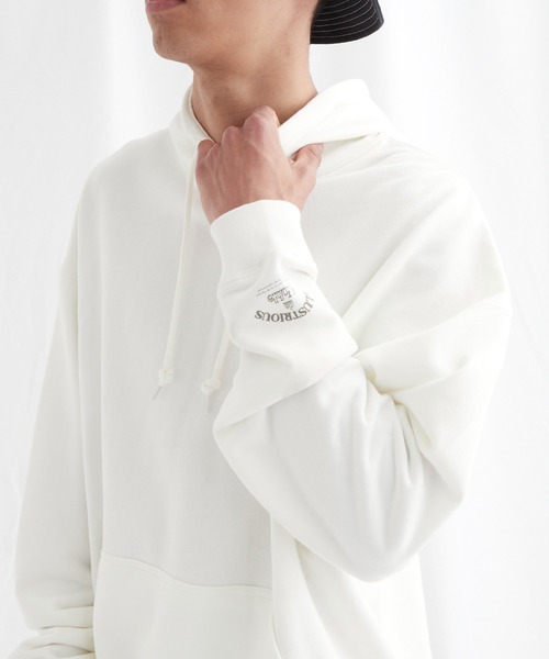 EMMA CLOTHES(エマクローズ)の「ビッグシルエット 裏毛 バックロゴデザインプルオーバーパーカー/ILLUSTRIOUS da Noble(EMMA CLOTHES)(パーカー・メンズ・ブラック/オフホワイト/ブルーグレー/ベージュ系その他・FREE)」の15枚目の写真
