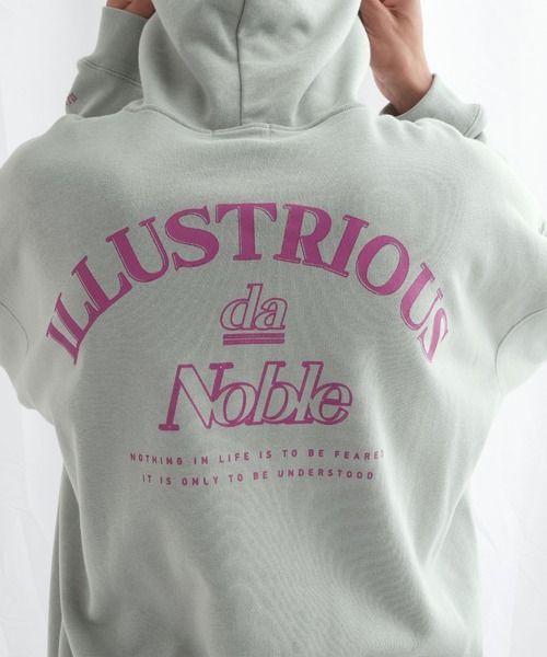 EMMA CLOTHES(エマクローズ)の「ビッグシルエット 裏毛 バックロゴデザインプルオーバーパーカー/ILLUSTRIOUS da Noble(EMMA CLOTHES)(パーカー・メンズ・ブラック/オフホワイト/ブルーグレー/ベージュ系その他・FREE)」の20枚目の写真