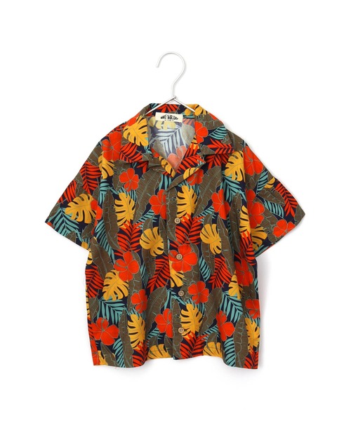 MAKE YOUR DAY(メイクユアデイ)の「ボタニカル柄シャツ■80~140cm(シャツ/ブラウス・キッズ・レッド/イエロー/ピンク・140/80/90/100/130/120/110)」の13枚目の写真