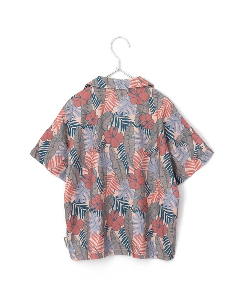 MAKE YOUR DAY(メイクユアデイ)の「ボタニカル柄シャツ■80~140cm(シャツ/ブラウス・キッズ・レッド/イエロー/ピンク・140/80/90/100/130/120/110)」の15枚目の写真