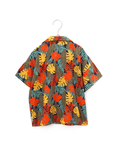 MAKE YOUR DAY(メイクユアデイ)の「ボタニカル柄シャツ■80~140cm(シャツ/ブラウス・キッズ・レッド/イエロー/ピンク・140/80/90/100/130/120/110)」の16枚目の写真