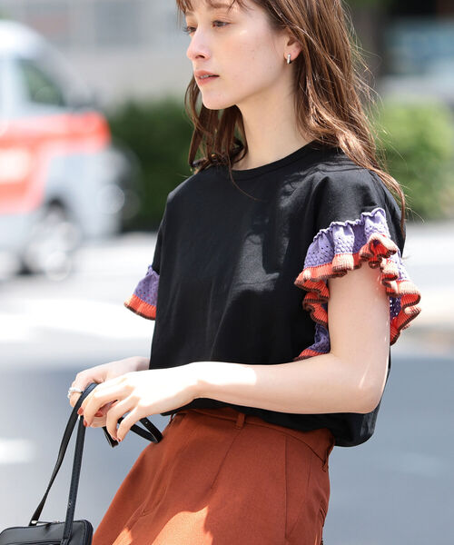 ray beams フリル Tシャツ　2枚セット Ray BEAMS（レイ ビームス）【8/7再値下げ】RBS / ギャザー