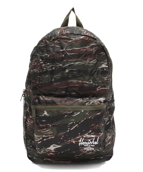 Herschel Supply（ハーシェルサプライ）の「【HERSCHEL】 Packable Daypack　ハーシェル（バックパック/リュック・レディース・カモフラージュ/ブラック・ONE SIZE）」の2枚目の写真