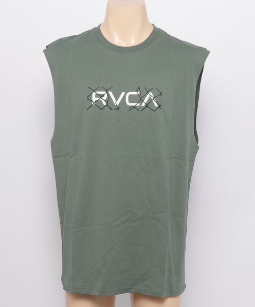 RVCA（ルーカ）の「RVCA/ルーカ プリントマッスルTシャツ　タンクトップ BB041-350（タンクトップ・メンズ・ホワイト/グリーン/ブラック・S/M/L）」の15枚目の写真