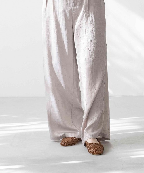 menue（メヌエ）の「スクエアトゥメッシュ編みフラットパンプス（パンプス・レディース・ブラウン/アイボリー/ブラック/キャメル・LL/S/L/3L/M/XS）」の20枚目の写真