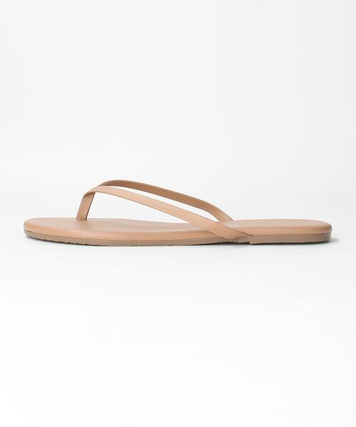 TKEES（ティキーズ）の「＜TKEES＞FOUNDATIONS レザービーチサンダル¨（サンダル・レディース・ベージュ/モカ・5/7/6/8）」の3枚目の写真