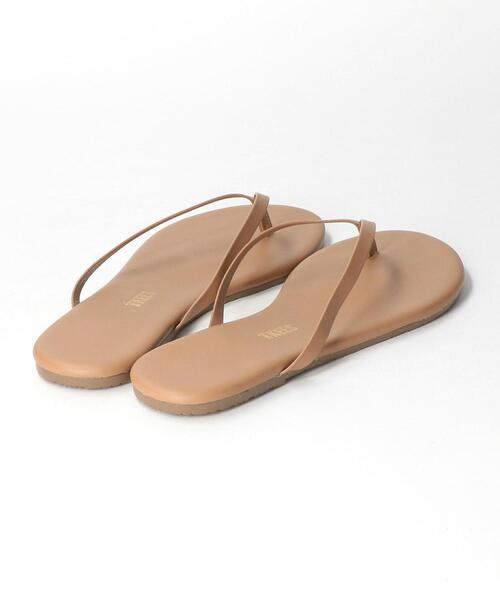 TKEES（ティキーズ）の「＜TKEES＞FOUNDATIONS レザービーチサンダル¨（サンダル・レディース・ベージュ/モカ・5/7/6/8）」の5枚目の写真