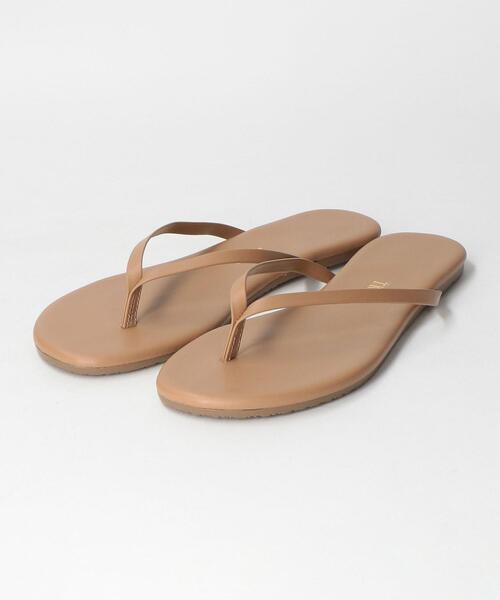 TKEES（ティキーズ）の「＜TKEES＞FOUNDATIONS レザービーチサンダル¨（サンダル・レディース・ベージュ/モカ・5/7/6/8）」の8枚目の写真