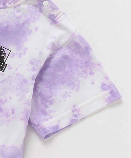 XLARGE KIDS（エクストララージキッズ）の「抗菌防臭 OGゴリラタイダイ柄Tシャツ（Tシャツ/カットソー・キッズ・パープル/グレー/ライトグリーン・80ｃｍ/90cm/110cm/100cm/120cm/130cm/140cm）」の8枚目の写真