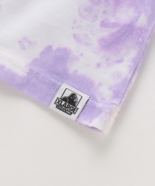 XLARGE KIDS（エクストララージキッズ）の「抗菌防臭 OGゴリラタイダイ柄Tシャツ（Tシャツ/カットソー・キッズ・パープル/グレー/ライトグリーン・80ｃｍ/90cm/110cm/100cm/120cm/130cm/140cm）」の9枚目の写真