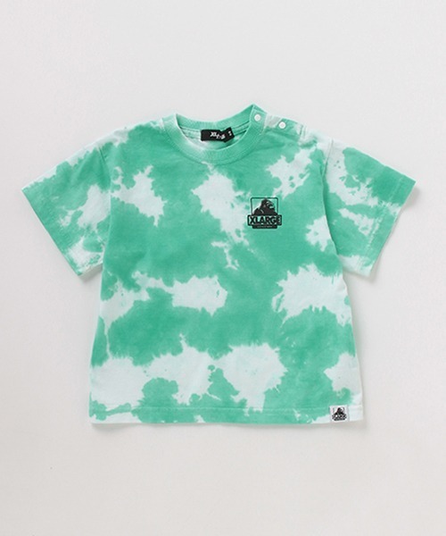 XLARGE KIDS（エクストララージキッズ）の「抗菌防臭 OGゴリラタイダイ柄Tシャツ（Tシャツ/カットソー・キッズ・パープル/グレー/ライトグリーン・80ｃｍ/90cm/110cm/100cm/120cm/130cm/140cm）」の14枚目の写真