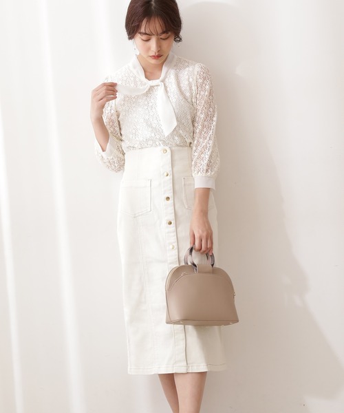 フロント釦デニムタイトスカート スカート Proportion Body Dressing プロポーションボディドレッシング のファッション通販 Zozotown