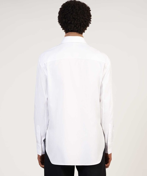 dunhill（ダンヒル）の「1921 スクリプトロゴ スプリットヘム ロングスリーブ シャツ【返却】（シャツ/ブラウス・メンズ・ホワイト・S/M/L）」の5枚目の写真