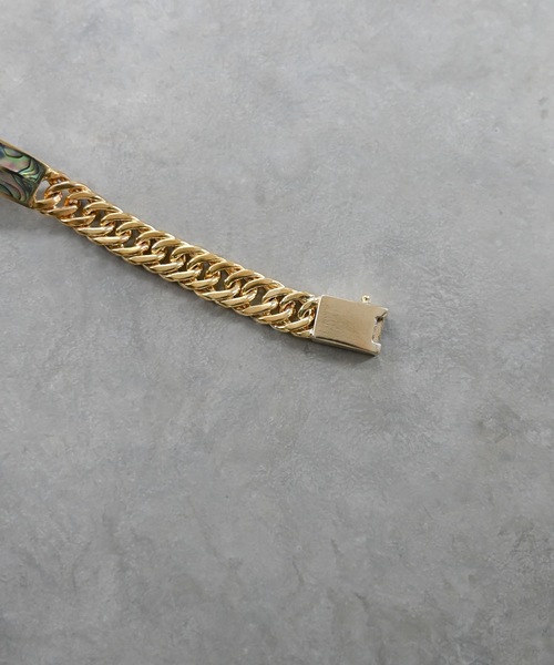 Editors Draw（エディターズドロー）の「シェル×チェーンブレスレット（ブレスレット・レディース・シルバー/ゴールド・ONE SIZE）」の8枚目の写真