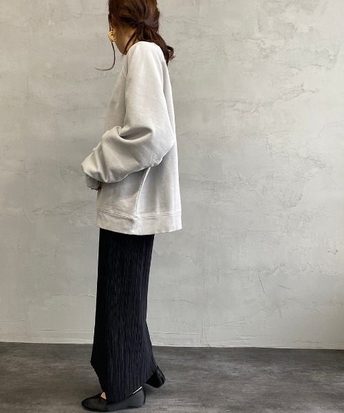 JEANS FACTORY Clothes（ジーンズファクトリークローズ）の「[Jeans Factory Clothes/ジーンズファクトリークローズ] ヘビーウェイトビッグスウェットプルオーバー（スウェット・メンズ・ブラック/グレー/サックスブルー/ナチュラル・M/L）」の15枚目の写真