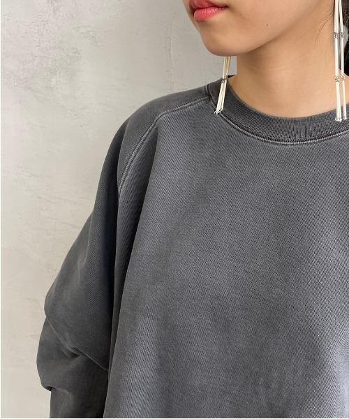 JEANS FACTORY Clothes（ジーンズファクトリークローズ）の「[Jeans Factory Clothes/ジーンズファクトリークローズ] ヘビーウェイトビッグスウェットプルオーバー（スウェット・メンズ・ブラック/グレー/サックスブルー/ナチュラル・M/L）」の14枚目の写真