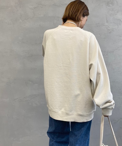 JEANS FACTORY Clothes（ジーンズファクトリークローズ）の「[Jeans Factory Clothes/ジーンズファクトリークローズ] ヘビーウェイトビッグスウェットプルオーバー（スウェット・メンズ・ブラック/グレー/サックスブルー/ナチュラル・M/L）」の11枚目の写真