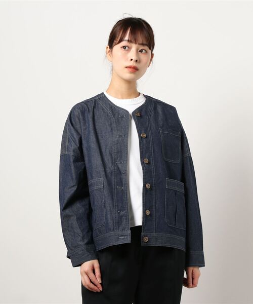 Lugnoncure（ルノンキュール）の「リネン混ジャケット（デニム