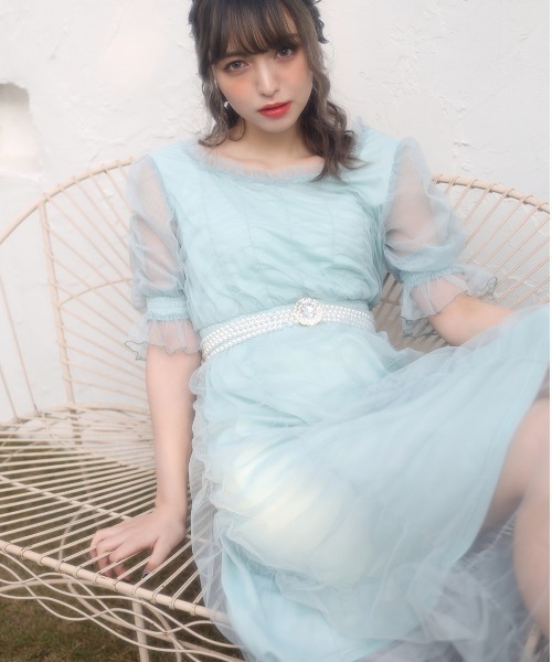 Swankiss（スワンキス）の「SX elegant gather LO/P（ワンピース・レディース・ホワイト/ミント/ピンク/ブラック・FREE）」の16枚目の写真