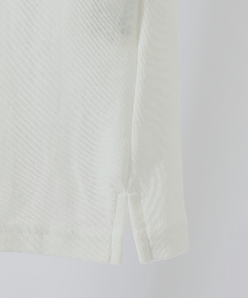 ABAHOUSE（アバハウス）の「スムース 翡翠 冷感 ポロシャツ（ポロシャツ・メンズ・オフホワイト/グレイッシュブルー/ダークオレンジ/ダークネイビー・44/46/48/50）」の10枚目の写真