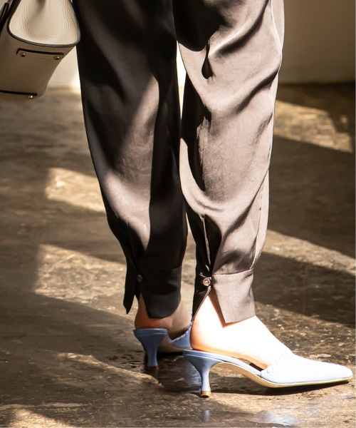 【タグ付き新品】noble ヴィンテージサテンジョガーパンツ Noble - 【新品】NOBLE ヴィンテージサテンジョガーパンツ