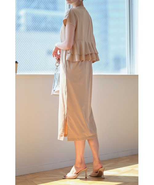 後ろペプラムワンピース ワンピース Nostalgia アンドドットノスタルジア のファッション通販 Zozotown