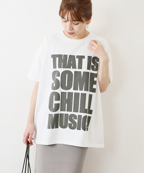 JOURNAL STANDARD（ジャーナルスタンダード）の「ビックロゴT◆（Tシャツ/カットソー・レディース・ホワイト/ブラック・FREE）」の2枚目の写真