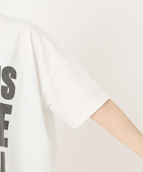 JOURNAL STANDARD（ジャーナルスタンダード）の「ビックロゴT◆（Tシャツ/カットソー・レディース・ホワイト/ブラック・FREE）」の16枚目の写真