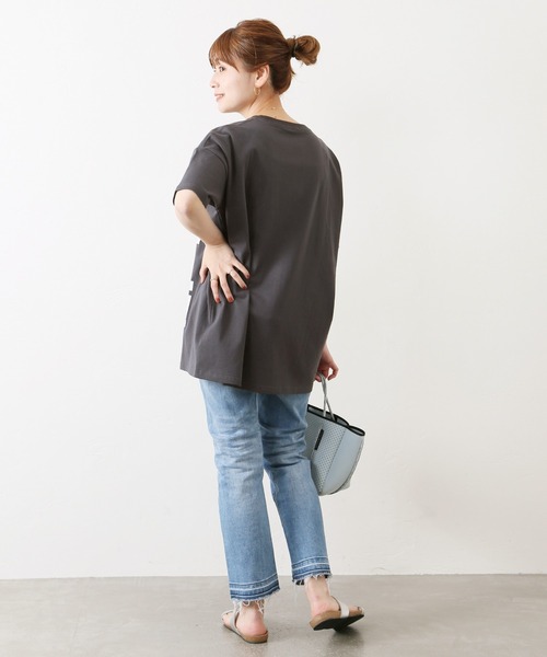 JOURNAL STANDARD（ジャーナルスタンダード）の「ビックロゴT◆（Tシャツ/カットソー・レディース・ホワイト/ブラック・FREE）」の5枚目の写真