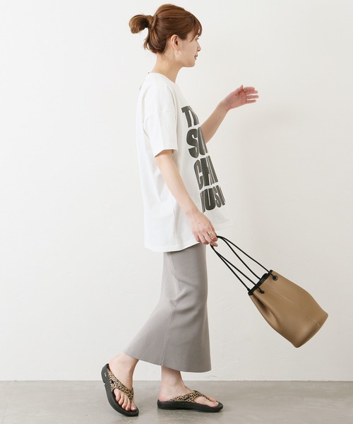 JOURNAL STANDARD（ジャーナルスタンダード）の「ビックロゴT◆（Tシャツ/カットソー・レディース・ホワイト/ブラック・FREE）」の9枚目の写真