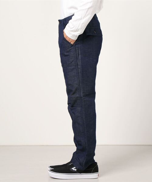 SETTO（セット）の「BAKER PANTS：ベイカーパンツ（その他パンツ・メンズ・インディゴブルー・L/S/M）」の9枚目の写真