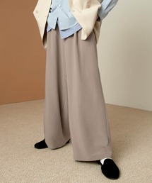 EMMA CLOTHES | ブライトポプリン リラックス テーパード2タックワイドパンツ EMMA CLOTHES 2021 AUTUMN(その他パンツ)