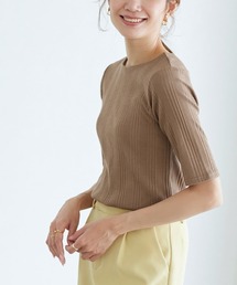ランダムテレコ5分袖Tシャツ