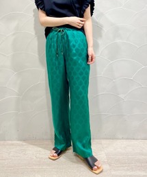 sara mallika | 【SARA MALLIKA】RAYON LEAF JQD SHINY PT：パンツ(その他パンツ)