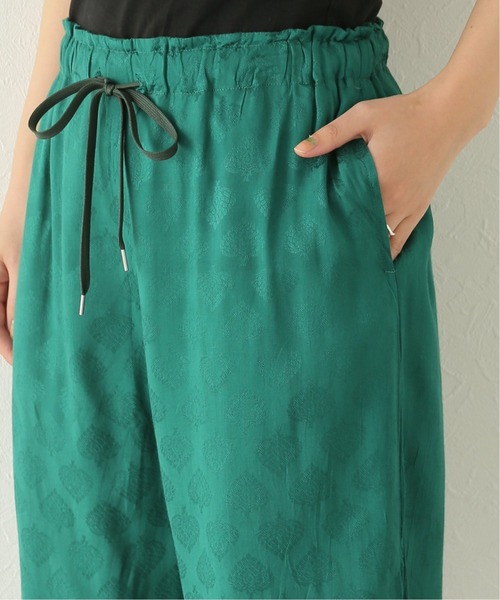 sara mallika（サラ マリカ）の「【SARA MALLIKA】RAYON LEAF JQD SHINY PT：パンツ（その他パンツ・レディース・グリーン/マスタード・FREE）」の14枚目の写真