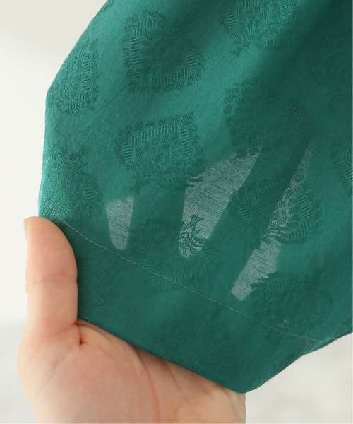 sara mallika（サラ マリカ）の「【SARA MALLIKA】RAYON LEAF JQD SHINY PT：パンツ（その他パンツ・レディース・グリーン/マスタード・FREE）」の17枚目の写真